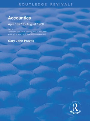 cover image of Accountics, Part III